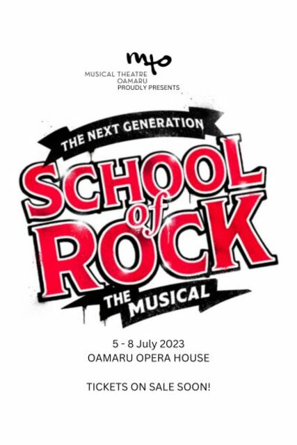 School of Rock - Tickets on sale end of May!